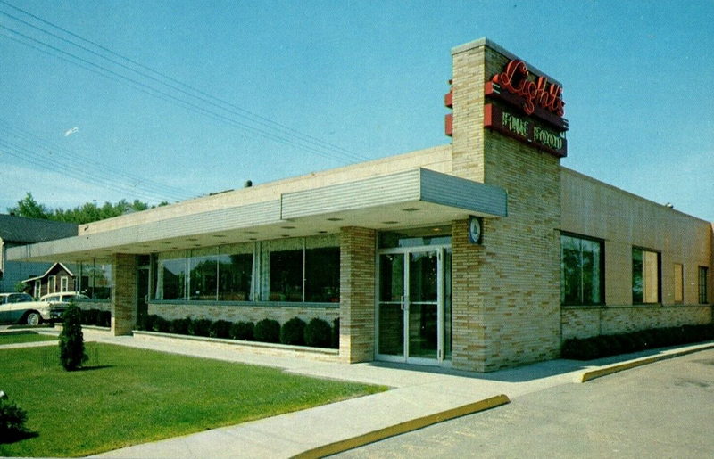 Lights Restaurant - Vintage Postcard (newer photo)